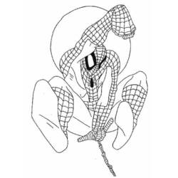 Página para colorir: Homem-Aranha (Super-heróis e Supervilões) #78678 - Páginas para Colorir Imprimíveis Gratuitamente