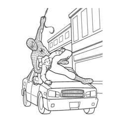 Página para colorir: Homem-Aranha (Super-heróis e Supervilões) #78686 - Páginas para Colorir Imprimíveis Gratuitamente
