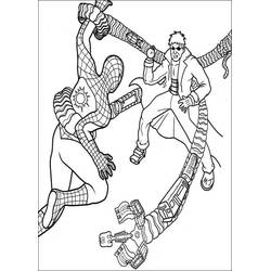Página para colorir: Homem-Aranha (Super-heróis e Supervilões) #78689 - Páginas para Colorir Imprimíveis Gratuitamente