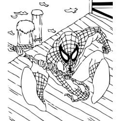 Página para colorir: Homem-Aranha (Super-heróis e Supervilões) #78708 - Páginas para Colorir Imprimíveis Gratuitamente
