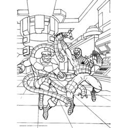 Página para colorir: Homem-Aranha (Super-heróis e Supervilões) #78742 - Páginas para Colorir Imprimíveis Gratuitamente