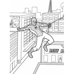 Página para colorir: Homem-Aranha (Super-heróis e Supervilões) #78747 - Páginas para Colorir Imprimíveis Gratuitamente