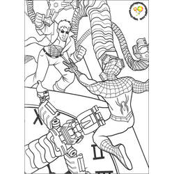 Página para colorir: Homem-Aranha (Super-heróis e Supervilões) #78765 - Páginas para Colorir Imprimíveis Gratuitamente