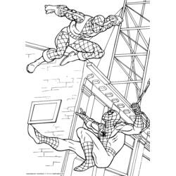 Página para colorir: Homem-Aranha (Super-heróis e Supervilões) #78770 - Páginas para Colorir Imprimíveis Gratuitamente