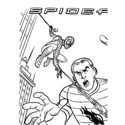 Página para colorir: Homem-Aranha (Super-heróis e Supervilões) #78778 - Páginas para Colorir Imprimíveis Gratuitamente