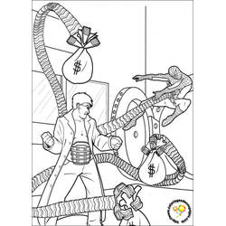 Página para colorir: Homem-Aranha (Super-heróis e Supervilões) #78786 - Páginas para Colorir Imprimíveis Gratuitamente