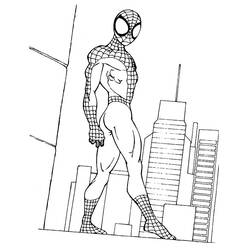 Página para colorir: Homem-Aranha (Super-heróis e Supervilões) #78821 - Páginas para Colorir Imprimíveis Gratuitamente