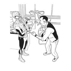 Página para colorir: Homem-Aranha (Super-heróis e Supervilões) #78905 - Páginas para Colorir Imprimíveis Gratuitamente