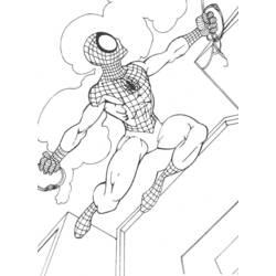 Página para colorir: Homem-Aranha (Super-heróis e Supervilões) #78910 - Páginas para Colorir Imprimíveis Gratuitamente