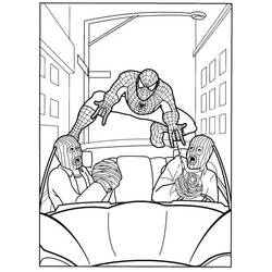 Página para colorir: Homem-Aranha (Super-heróis e Supervilões) #78928 - Páginas para Colorir Imprimíveis Gratuitamente