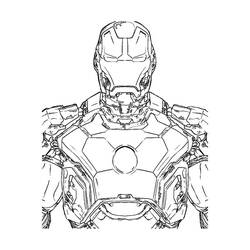 Página para colorir: Homem de Ferro (Super-heróis e Supervilões) #80536 - Páginas para Colorir Imprimíveis Gratuitamente