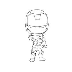 Página para colorir: Homem de Ferro (Super-heróis e Supervilões) #80541 - Páginas para Colorir Imprimíveis Gratuitamente
