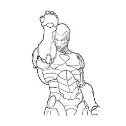 Página para colorir: Homem de Ferro (Super-heróis e Supervilões) #80545 - Páginas para Colorir Imprimíveis Gratuitamente