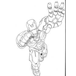 Página para colorir: Homem de Ferro (Super-heróis e Supervilões) #80550 - Páginas para Colorir Imprimíveis Gratuitamente