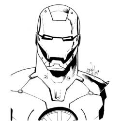 Página para colorir: Homem de Ferro (Super-heróis e Supervilões) #80551 - Páginas para Colorir Imprimíveis Gratuitamente