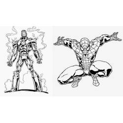 Página para colorir: Homem de Ferro (Super-heróis e Supervilões) #80598 - Páginas para Colorir Imprimíveis Gratuitamente