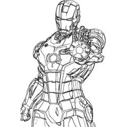 Página para colorir: Homem de Ferro (Super-heróis e Supervilões) #80605 - Páginas para Colorir Imprimíveis Gratuitamente