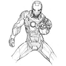 Página para colorir: Homem de Ferro (Super-heróis e Supervilões) #80627 - Páginas para Colorir Imprimíveis Gratuitamente