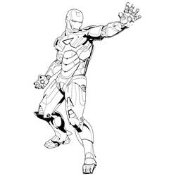 Página para colorir: Homem de Ferro (Super-heróis e Supervilões) #80663 - Páginas para Colorir Imprimíveis Gratuitamente