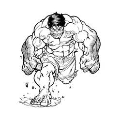 Desenho Hulk (Super-heróis e Supervilões) #177317 para imprimir e colorir