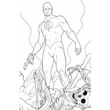 Desenho Lanterna Verde (Super-heróis e Supervilões) #81305 para imprimir e colorir