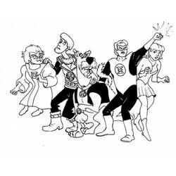 Desenho Lanterna Verde (Super-heróis e Supervilões) #81425 para imprimir e colorir