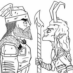 Desenhos para colorir: Loki - Páginas para Colorir Imprimíveis Gratuitamente
