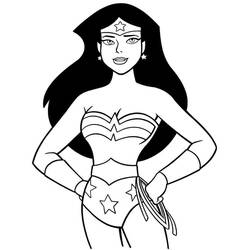 Desenhos para colorir: Mulher Maravilha - Páginas para Colorir Imprimíveis Gratuitamente