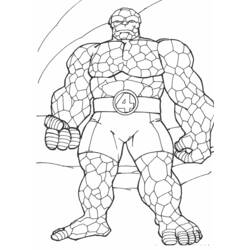 Desenhos para colorir: Quarteto Fantástico - Páginas para Colorir Imprimíveis Gratuitamente