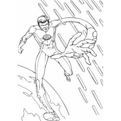 Página para colorir: Quarteto Fantástico (Super-heróis e Supervilões) #76335 - Páginas para Colorir Imprimíveis Gratuitamente