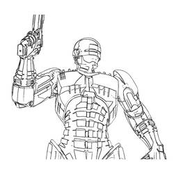 Desenhos para colorir: RoboCop - Páginas para Colorir Imprimíveis Gratuitamente
