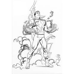 Desenhos para colorir: Shazam - Páginas para Colorir Imprimíveis Gratuitamente