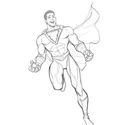 Desenho Shazam (Super-heróis e Supervilões) #208412 para imprimir e colorir