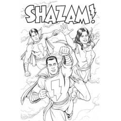 Desenho Shazam (Super-heróis e Supervilões) #208418 para imprimir e colorir