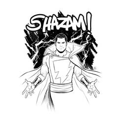 Desenho Shazam (Super-heróis e Supervilões) #208421 para imprimir e colorir