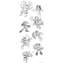 Desenho Super-Heróis DC Comics (Super-heróis e Supervilões) #80255 para imprimir e colorir