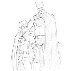 Desenho Super-Heróis DC Comics (Super-heróis e Supervilões) #80437 para imprimir e colorir