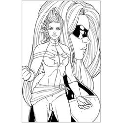 Desenho Super-Heróis Marvel (Super-heróis e Supervilões) #193149 para imprimir e colorir