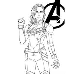 Desenho Super-Heróis Marvel (Super-heróis e Supervilões) #193150 para imprimir e colorir