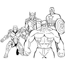 Página para colorir: Super-Heróis Marvel (Super-heróis e Supervilões) #79793 - Páginas para Colorir Imprimíveis Gratuitamente