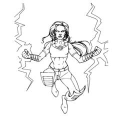 Desenho Super-Heróis Marvel (Super-heróis e Supervilões) #79805 para imprimir e colorir