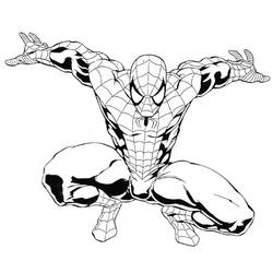 Página para colorir: Super-Heróis Marvel (Super-heróis e Supervilões) #79847 - Páginas para Colorir Imprimíveis Gratuitamente