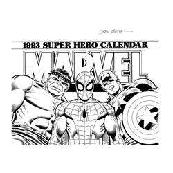 Página para colorir: Super-Heróis Marvel (Super-heróis e Supervilões) #79937 - Páginas para Colorir Imprimíveis Gratuitamente