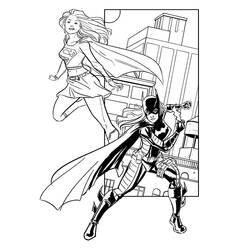 Página para colorir: Supergirl (Super-heróis e Supervilões) #83939 - Páginas para Colorir Imprimíveis Gratuitamente