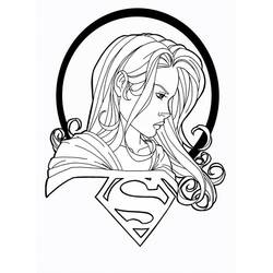 Página para colorir: Supergirl (Super-heróis e Supervilões) #83956 - Páginas para Colorir Imprimíveis Gratuitamente