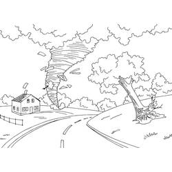 Desenhos para colorir: Tempestade - Páginas para Colorir Imprimíveis Gratuitamente