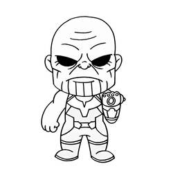 Desenhos para colorir: Thanos - Páginas para Colorir Imprimíveis Gratuitamente