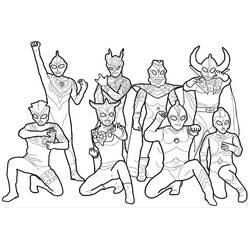 Desenho Ultraman (Super-heróis e Supervilões) #205704 para imprimir e colorir