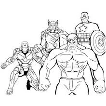 Desenhos para colorir: Vingadores - Páginas para Colorir Imprimíveis Gratuitamente