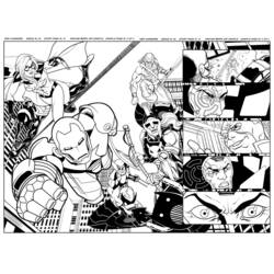 Desenho Vingadores (Super-heróis e Supervilões) #74192 para imprimir e colorir